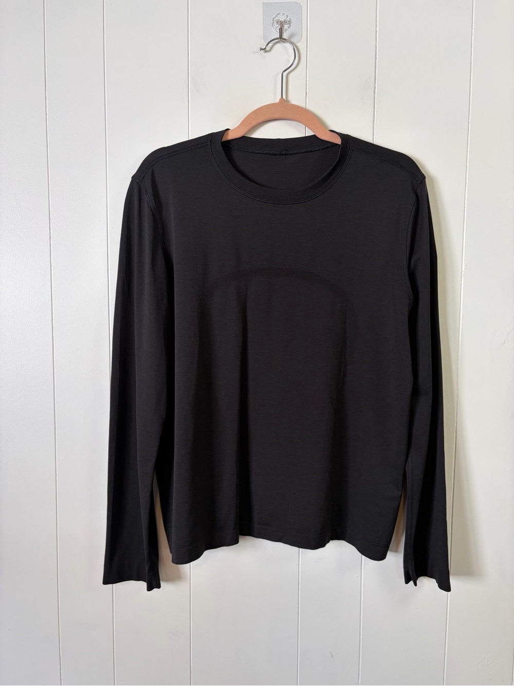 Lululemon Swiftly Relaxed Long-Sleeve Shirt Top Updated Fit Black size 6 gym run - Picture 4 of 7